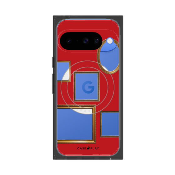 Premium Square Case with Pixelsnap［ Photo Frames - Red ］