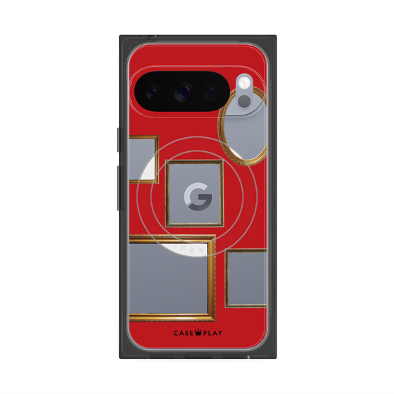 Premium Square Case with Pixelsnap［ Photo Frames - Red ］