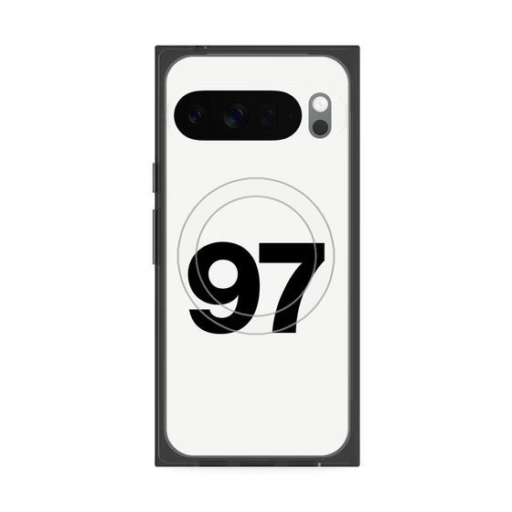 Premium Square Case with Pixelsnap［ No.97 - White ］