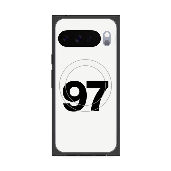 Premium Square Case with Pixelsnap［ No.97 - White ］