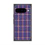 Premium Square Case with Pixelsnap［ Tartan Check - Purple ］
