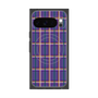 Premium Square Case with Pixelsnap［ Tartan Check - Purple ］