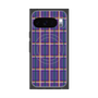 Premium Square Case with Pixelsnap［ Tartan Check - Purple ］