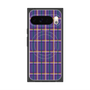 Premium Square Case with Pixelsnap［ Tartan Check - Purple ］