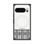 Premium Square Case with Pixelsnap［ CASEPLAY Tartan Check - Gray ］