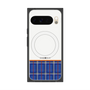 Premium Square Case with Pixelsnap［ CASEPLAY Tartan Check - Blue ］