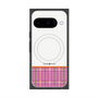 Premium Square Case with Pixelsnap［ CASEPLAY Tartan Check - Pink ］