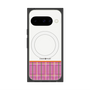 Premium Square Case with Pixelsnap［ CASEPLAY Tartan Check - Pink ］