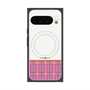Premium Square Case with Pixelsnap［ CASEPLAY Tartan Check - Pink ］