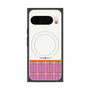 Premium Square Case with Pixelsnap［ CASEPLAY Tartan Check - Pink ］