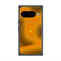 Premium Square Case with Pixelsnap［ CASEPLAY Winding Pattern - Orange ］