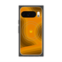 Premium Square Case with Pixelsnap［ CASEPLAY Winding Pattern - Orange ］