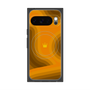 Premium Square Case with Pixelsnap［ CASEPLAY Winding Pattern - Orange ］