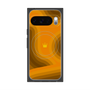 Premium Square Case with Pixelsnap［ CASEPLAY Winding Pattern - Orange ］