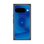 Premium Square Case with Pixelsnap［ CASEPLAY Winding Pattern - Blue ］