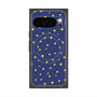 Premium Square Case with Pixelsnap［ Drawing Dot - Navy ］