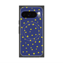 Premium Square Case with Pixelsnap［ Drawing Dot - Navy ］