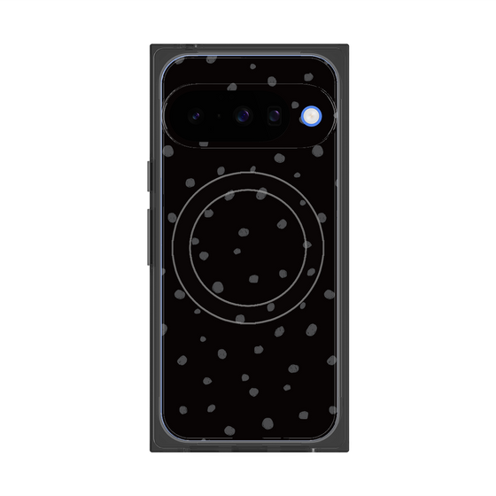 Premium Square Case with Pixelsnap［ Drawing Dot - Black ］