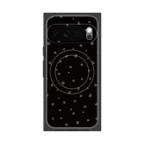 Premium Square Case with Pixelsnap［ Drawing Dot - Black ］