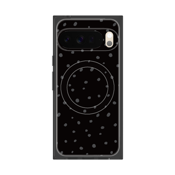 Premium Square Case with Pixelsnap［ Drawing Dot - Black ］