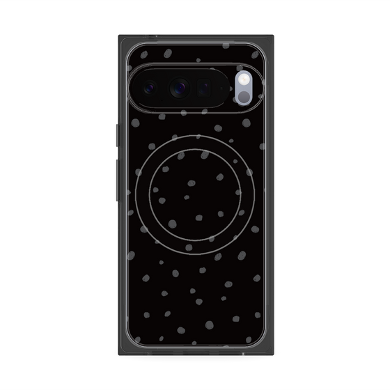 Premium Square Case with Pixelsnap［ Drawing Dot - Black ］