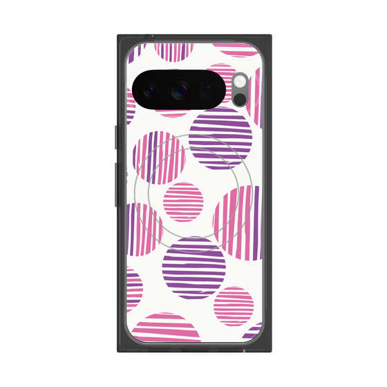 Premium Square Case with Pixelsnap［ Nordic Dot - Pink ］