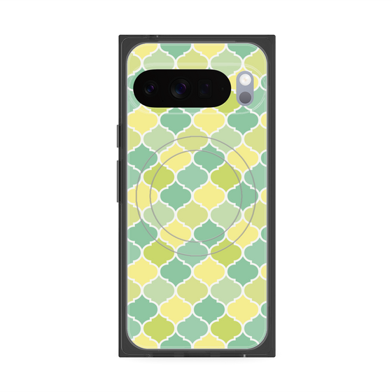 Premium Square Case with Pixelsnap［ Moroccan1 color - Green ］