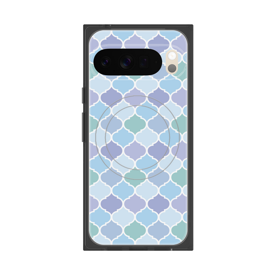 Premium Square Case with Pixelsnap［ Moroccan1 color - Blue ］