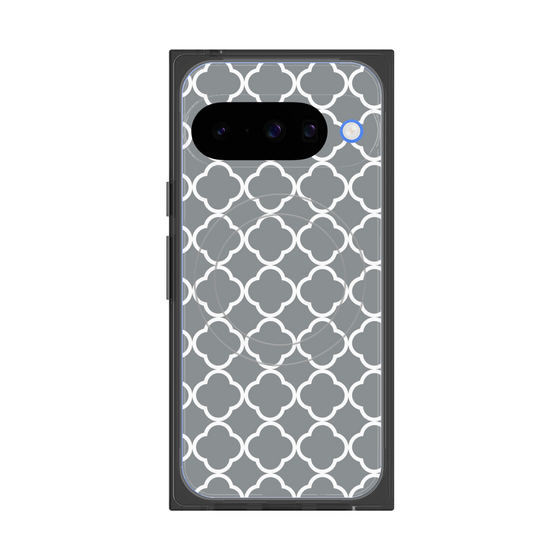 Premium Square Case with Pixelsnap［ Moroccan2 - Gray ］