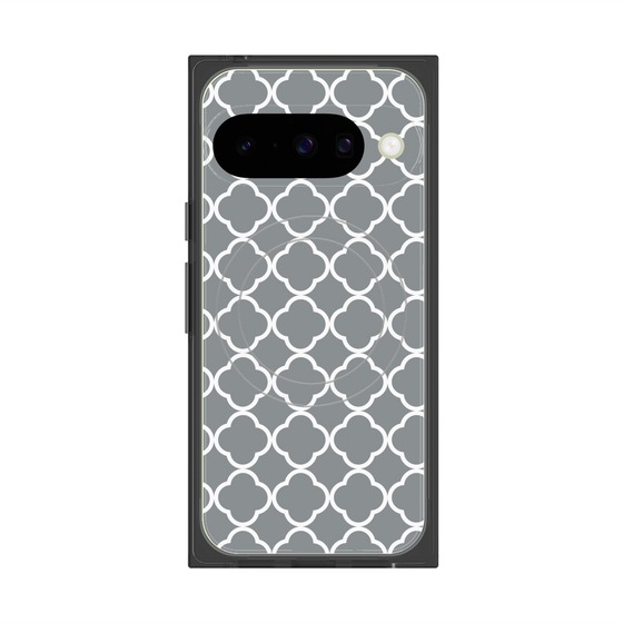 Premium Square Case with Pixelsnap［ Moroccan2 - Gray ］