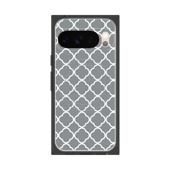 Premium Square Case with Pixelsnap［ Moroccan2 - Gray ］