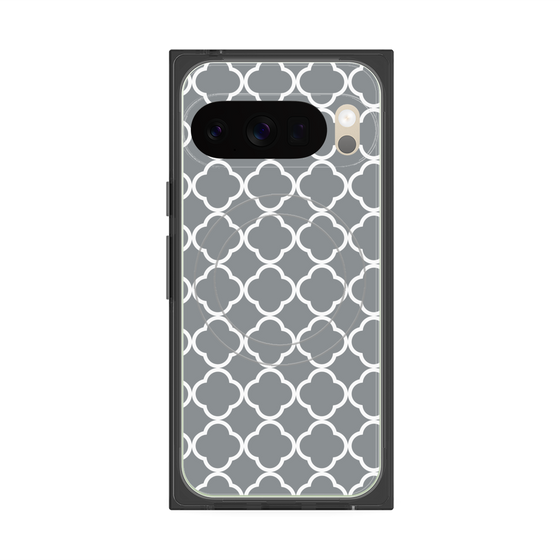 Premium Square Case with Pixelsnap［ Moroccan2 - Gray ］
