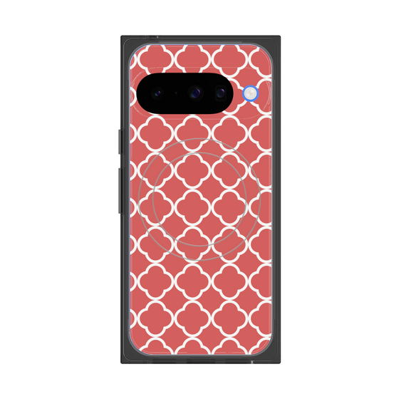 Premium Square Case with Pixelsnap［ Moroccan2 - Red ］