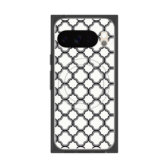 Premium Square Case with Pixelsnap［ Moroccan3 - Black ］