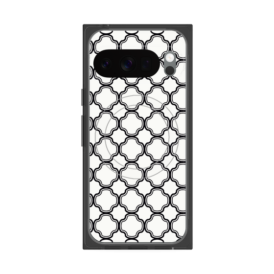 Premium Square Case with Pixelsnap［ Moroccan3 - Black ］
