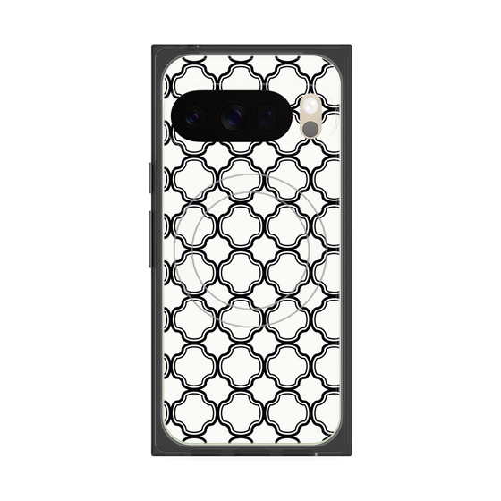 Premium Square Case with Pixelsnap［ Moroccan3 - Black ］