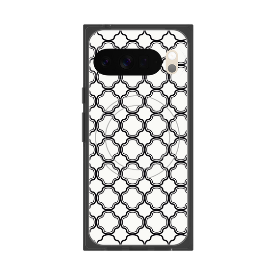 Premium Square Case with Pixelsnap［ Moroccan3 - Black ］