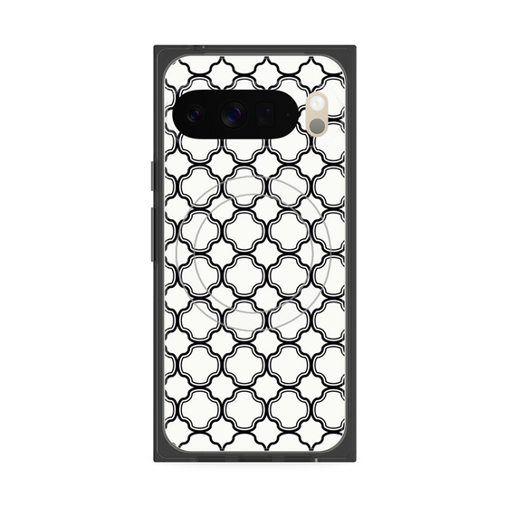 Premium Square Case with Pixelsnap［ Moroccan3 - Black ］