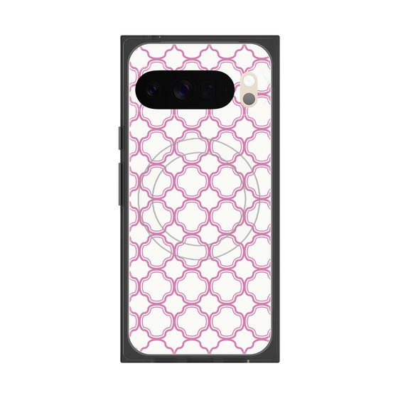 Premium Square Case with Pixelsnap［ Moroccan3 - Pink ］