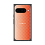 Premium Square Case with Pixelsnap［ CASEPLAY Check - Orange ］