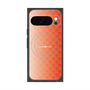 Premium Square Case with Pixelsnap［ CASEPLAY Check - Orange ］