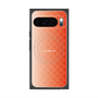 Premium Square Case with Pixelsnap［ CASEPLAY Check - Orange ］