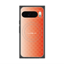 Premium Square Case with Pixelsnap［ CASEPLAY Check - Orange ］