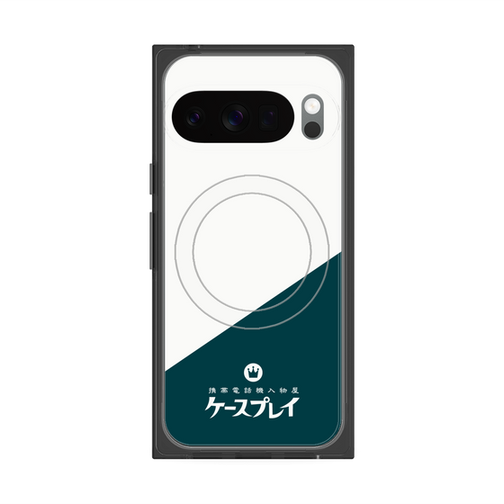 Premium Square Case with Pixelsnap［ CASEPLAY Retro - Green ］