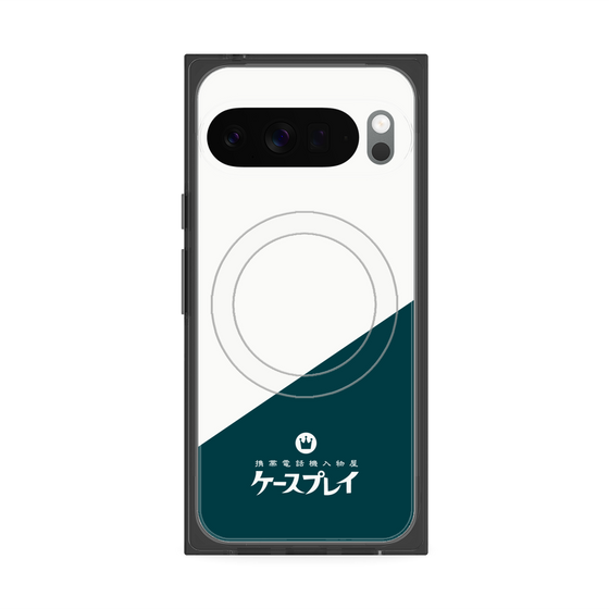 Premium Square Case with Pixelsnap［ CASEPLAY Retro - Green ］
