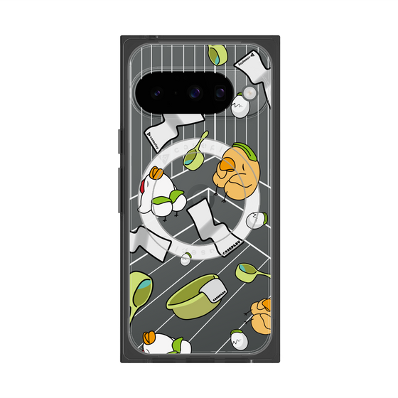 Premium Square Case with Pixelsnap［ Original - Bird Sauna ］