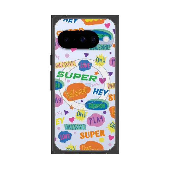 Premium Square Case with Pixelsnap［ Original - Colorful Moji ］