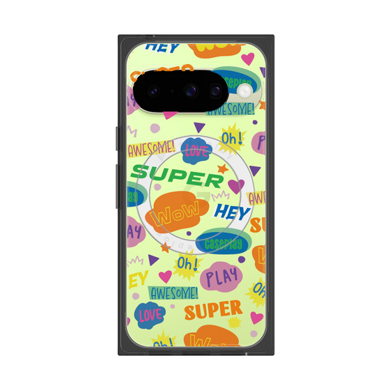 Premium Square Case with Pixelsnap［ Original - Colorful Moji ］