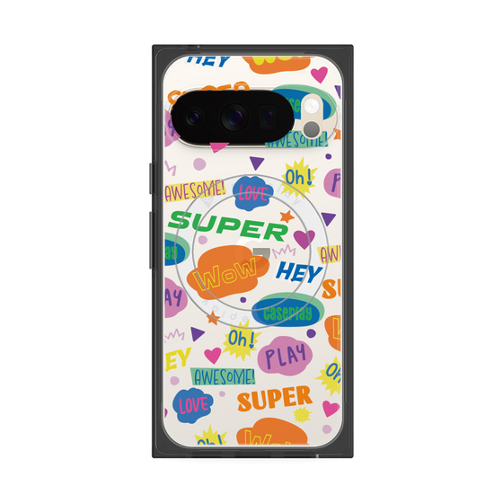 Premium Square Case with Pixelsnap［ Original - Colorful Moji ］