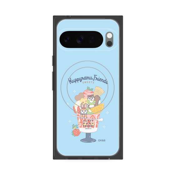 Premium Square Case with Pixelsnap［ Kuppyramu Friends - Sweets ］